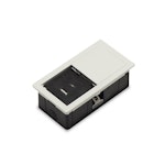 SOCKET-OUTLET MONO-1 USB WHITE