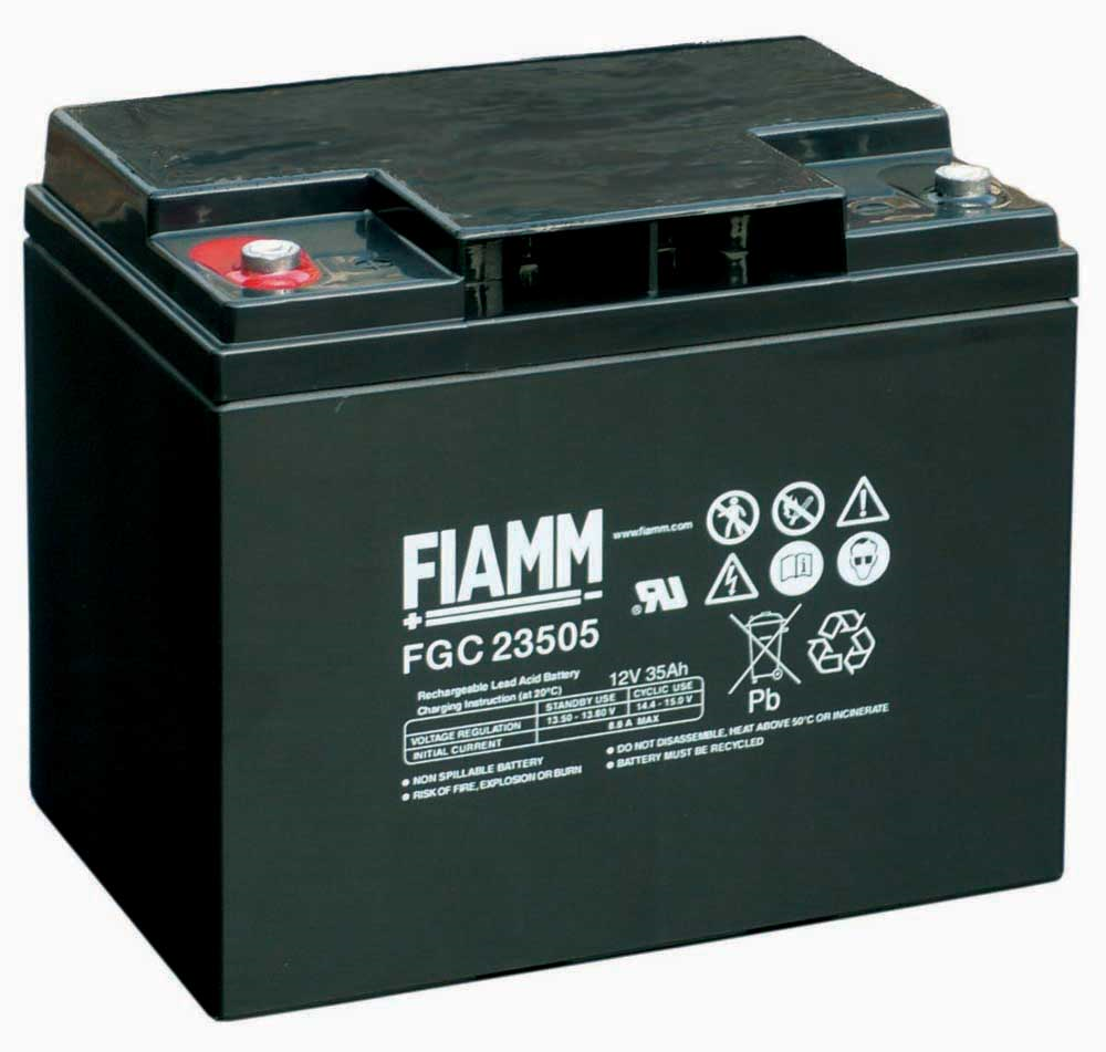 fiamm Agm bly acku fgc23505 12v/35,0ah t12