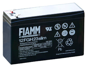 fiamm Agm bly acku 12fgh23 slim 12v/5,0ah t2