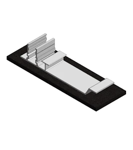 van der valk Pv kiinnike vdv panel support back foot (upright)