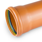 PVC MARKRÖR SN8 250/7,3×6000, EN1401-1