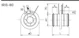 fläktgroup Iris measurement damper iris 80
