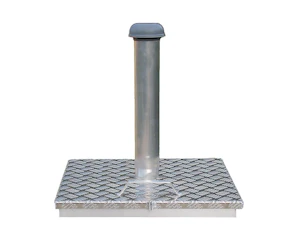 urjalan sementtivalimo Aluminium inspektionluckor med ventilationsrör 520x520
