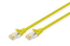 CONNECTION CABLE CAT6A S/FTP 25CM YELLOW