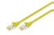 digitus Kytkentäkaapeli-cat6a digitus cat6a s-ftp 0,25m keltainen