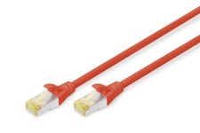 CONNECTION CABLE CAT6A S/FTP 25CM RED
