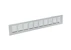 fresh Sisäsäleikkö fresh 600x80 mm, alum.
