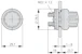 eaton Valintakytkin eaton m22s-wr, 2-as. askelt.