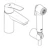 grohe Pesuallashana grohe 23124003 eurosmart hygien bide