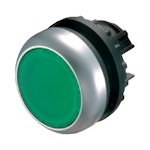 Lystrykknapp grønn trykk/trykk Lavtbyggende IP67