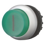 Lystrykknapp tr/tr grønn/start M22-DRLH-G-X1