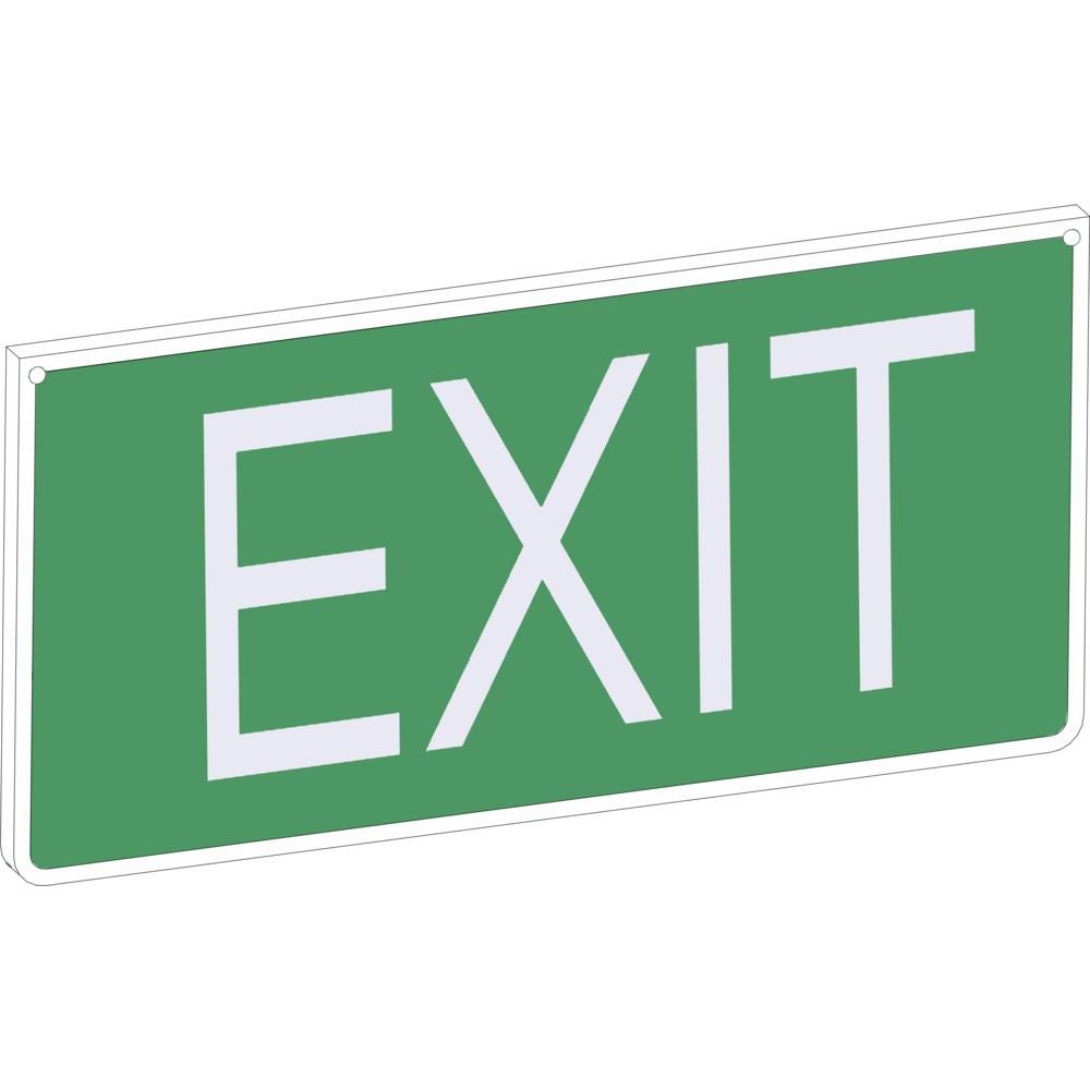 Skilt "EXIT"  for 6102/6109