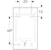 geberit Mirror geberit option plus sq 400x32x700mm aluminium