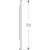 geberit Mirror geberit option plus sq 400x32x700mm aluminium