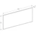 geberit Peili geberit option plus sq 1600x32x700mm musta matta