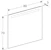 geberit Peili geberit option basic sq 800x32x700mm alumiini