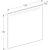 geberit Peili geberit option basic sq 1000x32x900mm alumiini