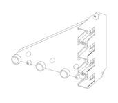 Tilslutning f MCCB 4P/250A 220M0341