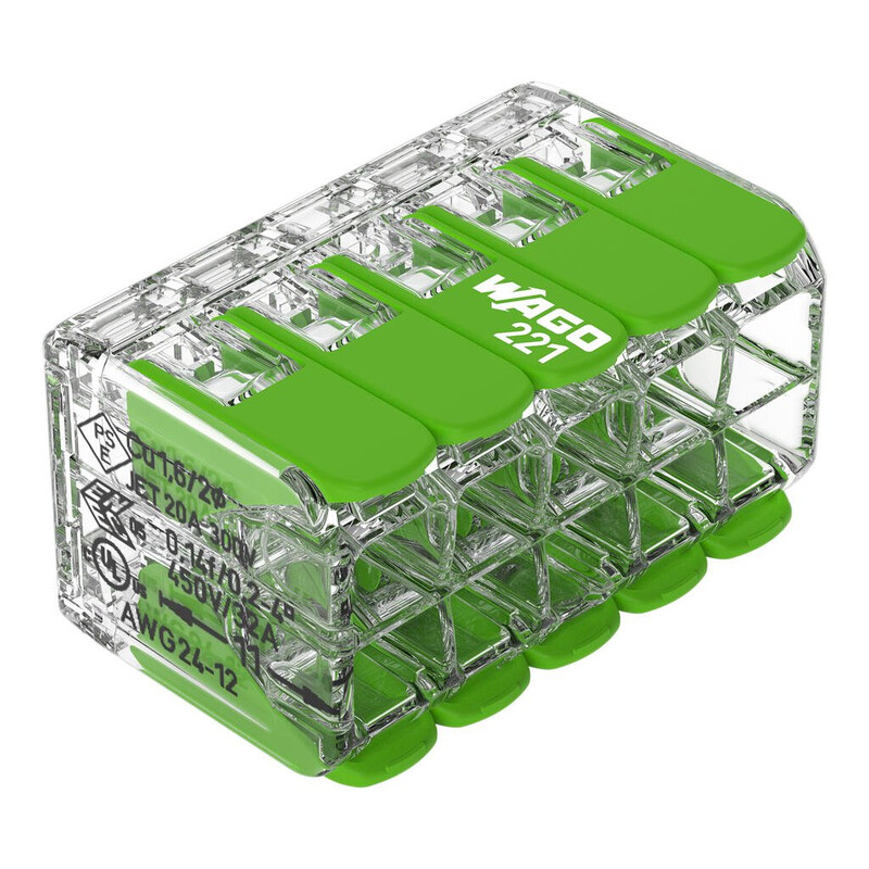 TOPPKONTAKT 221-SARJA 10-POLIG,0.2-4.0MM2, IN 32A