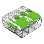 BOX CONNECTOR 221-SARJA 3-POLE,0.5-6.0 MM2,IN 41A,GREE