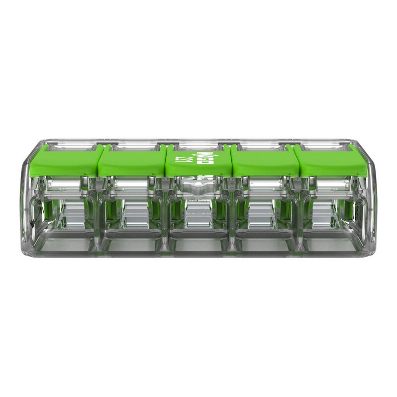 wago Toppkontakt 221-sarja 5-polig, 0.5-6.0mm2, in 41a