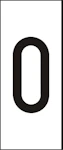 MÄRKSYSTEM H10 VIT SIFFRA 0