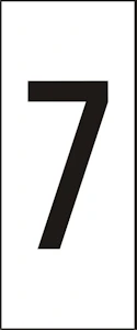 hammarprodukter Märksystem h10 vit siffra 7