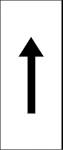 MÄRKSYSTEM H10 VIT PIL UPP/NER