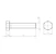 prof Hex screw prof din933 full thr m10x25 8.8 zn 100pcs