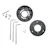 onnline Bollard luminaire ip66 3200lm 25w 3cct ik10