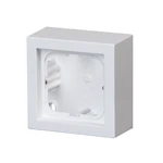 SURFACE MOUNTED ENCLOSURE 1-GANG, 41MM IP21 WHITE