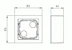 abb Surface mounted enclosure 1-gang, 41mm ip21 white