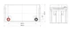 ct-leader Ventilreglerat agm blybat ct70 -12 350x167x183 12v 70ah