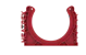 heatpex Kinnitusklamber 90mm (10 tk) aria punane