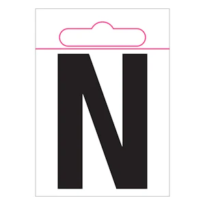 suomen turvakauppa Labeling sticker letter n (ik50n)