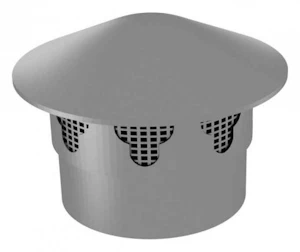 onnline Ventilācijas jumtiņš pelēks d75