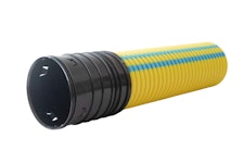 CABLE PROT.PIPE DOUBLE YELLOW 160x138 SN8 6m WITH SEALING