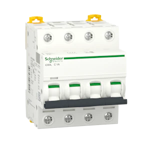 schneider electric Dvärgbrytare ic60l 4x1a/c/100ka
