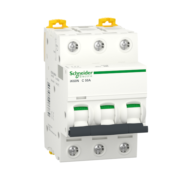 SCHNEIDER ELECTRIC CIRCUIT BREAKER ACTI 9 IK60N MCB 3P C50A 6KA | Other ...