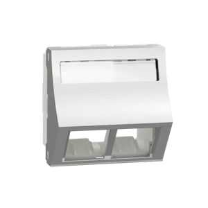 schneider electric Kanavadatarasia unica system+ ol45 2xrj45 actassi vino alu