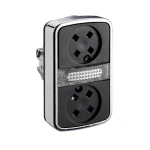 schneider electric Kaksoispainike harmony zb4bw7a9 +merkkivalo ei p-levy
