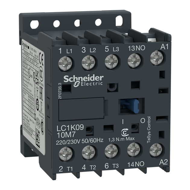 kontaktor-9a-3p-1no-230vac-kontaktorer-mindre-enn-100a-onninen-as