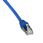 CONNECTING CABLE CAT6A PATCHCORD CAT.6A S/FTP 5,0M BL