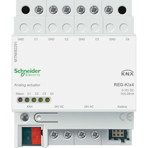 schneider electric Utgångsenhet knx knx analogaktor 4-k.grundenhet