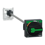 DOOR HANDLE BLACK HANDLE + SHAFT GV2P