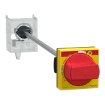 DOOR HANDLE RED HANDLE + SHAFT GV3P