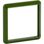 COVER PLATE ARTIC 1-FRAME 85X85 MM GREEN