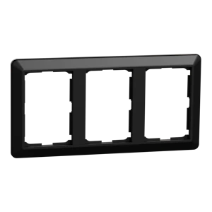 elko Cover plate elko rs16 rs 3-gang dso frame black