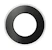 schneider electric Frame renova 1-gang black glass