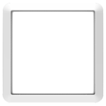COVER PLATE EXXACT ARTIC 1-FRAME 85X85 MM WHITE